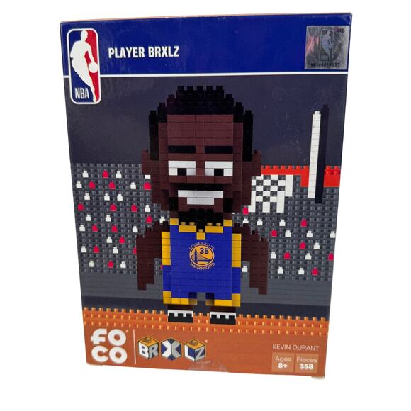 Kevin Durant #35 NBA Golden State Warriors 3D BRXLZ Construction Toy - Picture 5 of 7